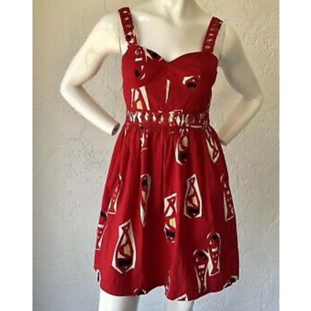 French Connection Dress with cut out midriff